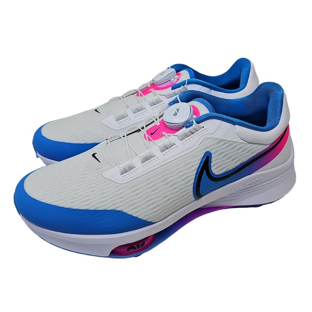 Nike Mens Zoom Infinity Tour Next% Golf Shoes White, Blue, Pink Size 8.5 - Picture 1 of 5